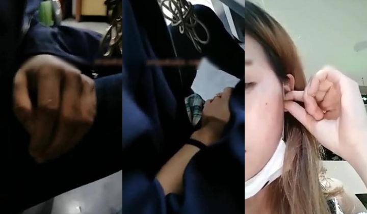 美女主播网吧勾引19岁大学生把他的手搁在自己没穿内裤的大腿内侧抚摸手别抖啊 老是去找那些老实人欺
