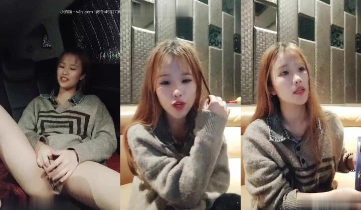 爸爸的小骚货唱完哥回家途中玩个车震，全程露脸给大哥口交大鸡巴，车内全裸激情抽插爆草浪荡呻吟，直接
