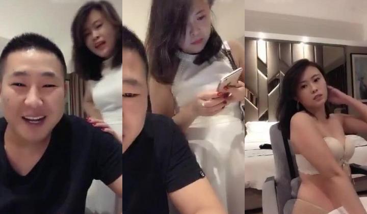 实力男主播强哥搞妹子系列宾馆豪华套房约炮白嫩丰满少妇被操到胡言乱语儿子草死小妈
