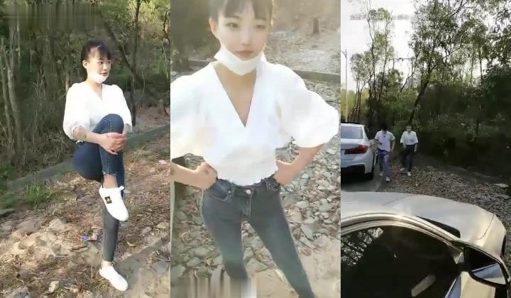 高颜值妹子【骚劲小妖精】驾车户外车上口交，全裸上位骑乘抽插非常诱人