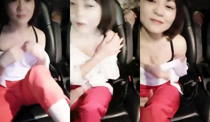 高颜值气质美少妇户外冰冰老师和开豪车的肚腩露脸路边车震非常给力男