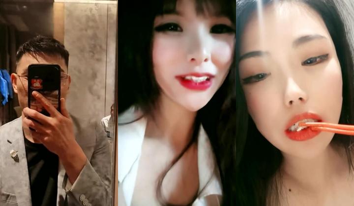 牛逼了，午夜街头，【呦呦宝贝呀】，重磅，2男3女KTV群P混操，马路上无套开干，鸡巴深插到吐 饮