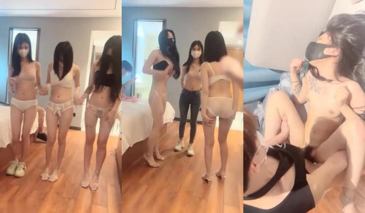 强烈推荐~女神团出征爽爆了【玺玺玺啊】三仙女对战男模~~！--新一轮密码房火热开启中~身材修长颜