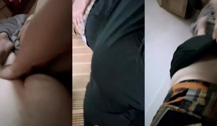 国语对白精彩有趣出租屋场面有点混乱的淫荡现场一个年轻小伙一个保安大爷一个老太太互搞生殖器