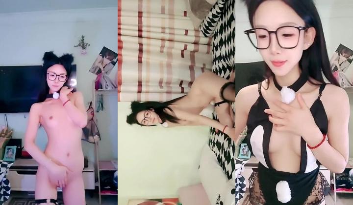 舞蹈系校花学妹【小涵宝宝】护士制服 丝袜诱惑 抖音风骚舞，道具自慰