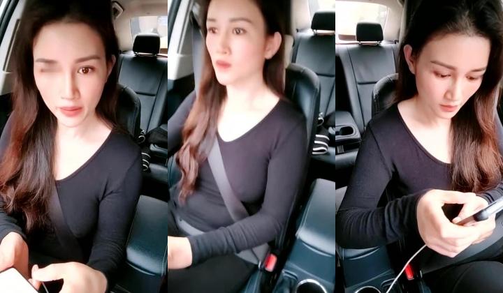 御姐女神！滴滴女司机~【微微落幕】网约车拉客生意不好粉丝扫码照顾生意