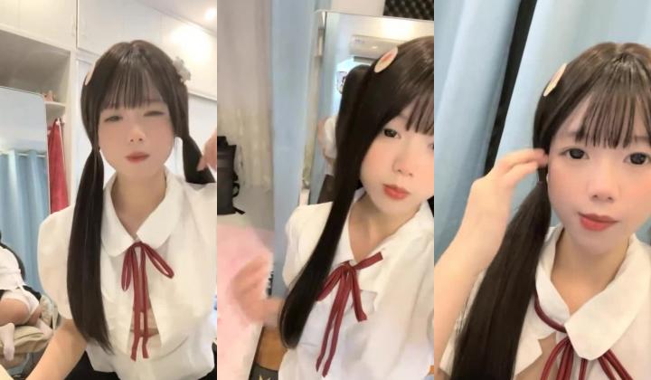 二次元萝莉学生妹，【吃一口小布丁】，户外跳蛋，爽到喷水，小妹妹别看年龄不大，也是个老司机
