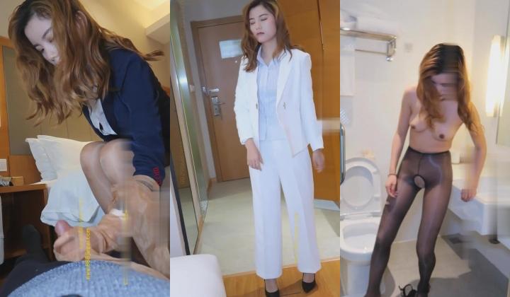 最新破解学院私拍 ️极品长腿肉丝制服白领各种换装自慰被摄影师用中指插逼
