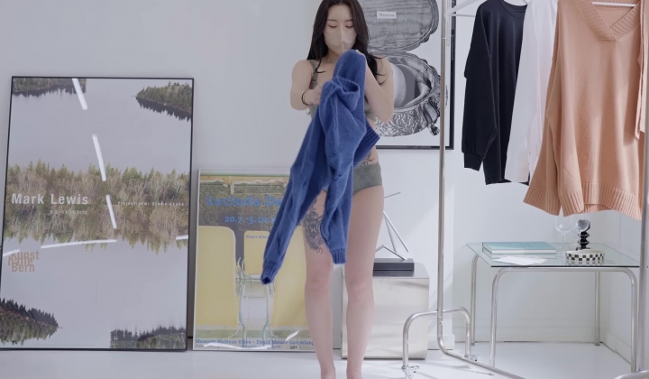 韩国美女性感内衣丝袜换装视频合集