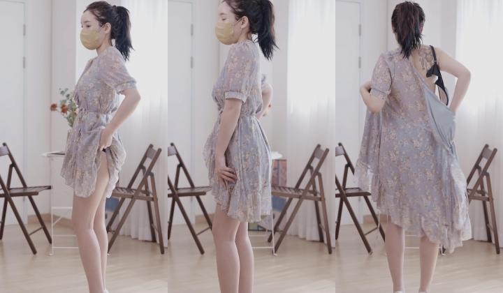 韩国美女性感内衣丝袜换装视频合集