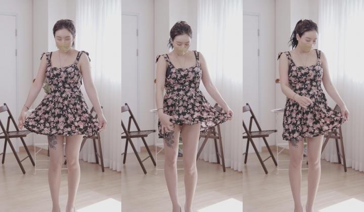 韩国美女性感内衣丝袜换装视频合集