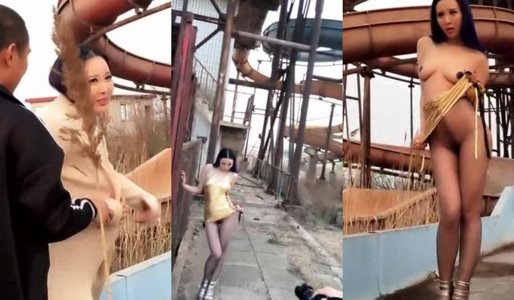 AISS爱丝绝版《索菲穿行》极品灰丝 翘挺美乳 录制工作状态全程