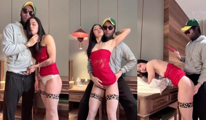 顶级网红御姐『Tinaislove』下海沦为财阀母狗 各种角度露脸展示 情趣制服各种姿势3p猛干