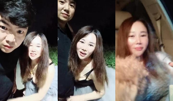 大哥配大嫂互动激情野战啪啪，全程露脸听狼友指挥，口交大鸡巴，让大哥后入玩着骚奶子爆草抽插