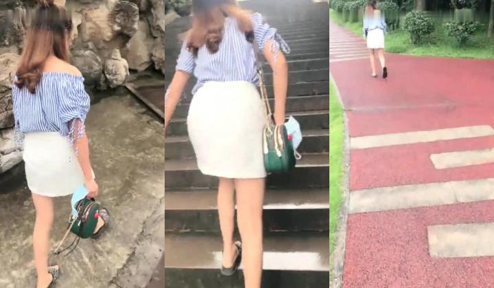 骚气少妇和炮友到公园角落双人啪啪 脱掉口交后入啪啪猛操搞完再口交