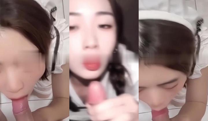 21岁反差大学生 黄欣柔 被约炮大神曝出性爱视频 清纯美女穿性感女仆装跪地舔屌 撅起翘臀被后入爆