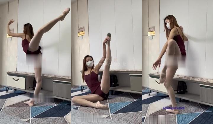 芭蕾舞姬『胡桃夹子』堕落女神最新裸舞啪啪 各种高难度姿势花式啪啪 内射高潮灰丝一字马