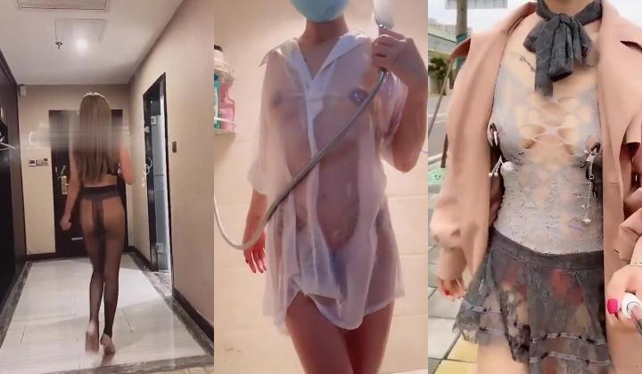 娇俏身材20岁单亲小妈妈『晓珍』户外露出啪啪M属性母狗