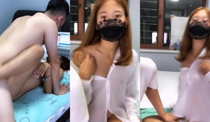 骚气妹子和男友双人啪啪秀舔JJ骑乘后入最后内射