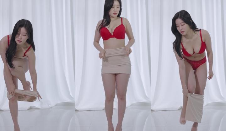 韩国美女性感内衣内裤高质量换装视频