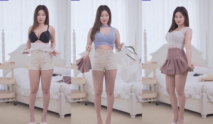 韩国美女性感内衣内裤高质量换装视频