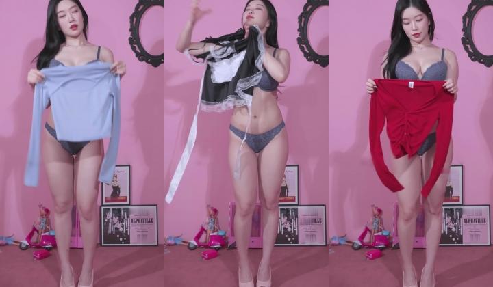 韩国美女性感内衣内裤高质量换装视频
