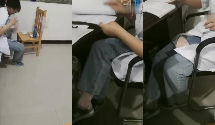 医院白衣天使【俏皮小护士】办公室跟同事淫乱无套吃鸡，这对豪迈巨乳，看着真是让人浴血沸腾，来大姨妈了，只好口爆，全射进骚货嘴里！