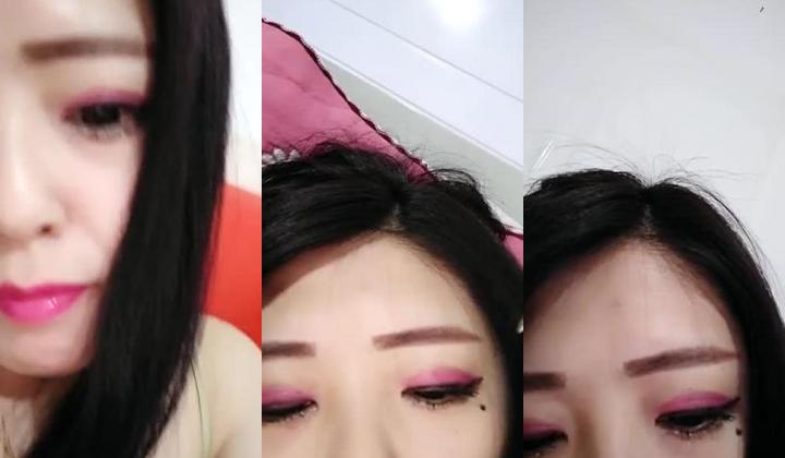 浓妆艳抹穿着火辣睡衣巨乳女主播出脸用青梅绿茶自插然后再换老公鸡巴操到射精这男人的JJ太特别了清晰