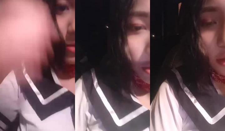 样子纯情的女主播穿着水手制服勾搭小车司机路边车震美女主播下面毛真多