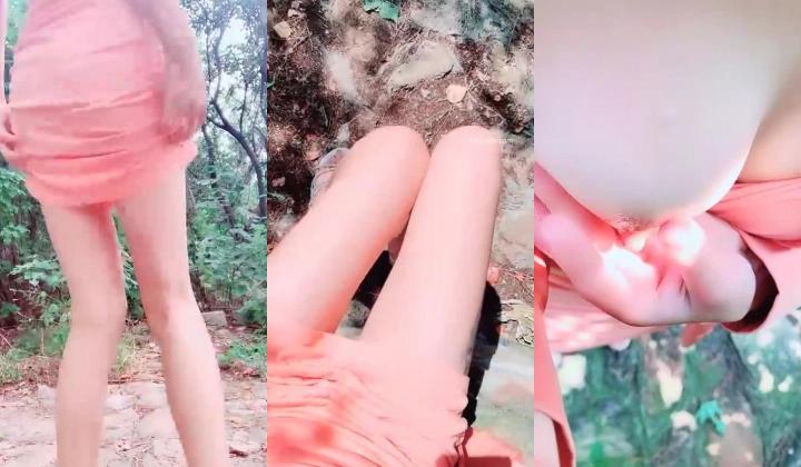 九头身172CM大长腿 身材比例一级棒的甜美女神，野外游玩 忍不住抠逼自慰喷尿，露脸 真TMD惊