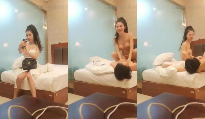夜晚广场附近散步搭讪的魔鬼身材包臀长裙性感美女宾馆啪啪,屁股翘,奶子大,阴毛旺盛,会的花招真多把