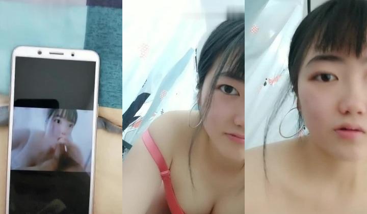 【大学生宿舍】大一小学妹，兼职赚生活费，宿舍蚊帐内展示粉嫩一线天鲍鱼，男友都没用几次真是鲜嫩可口