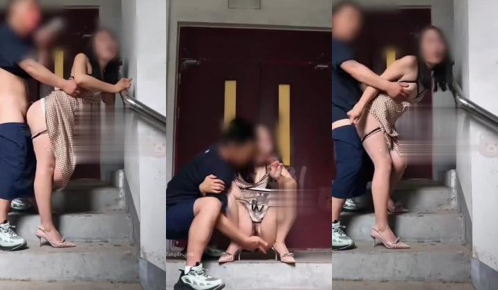 山东绿帽癖【小气质夫妇小熊维尼】最新线下约啪露出露出的快感 激情车震 给男人自慰 消防通道自慰喷