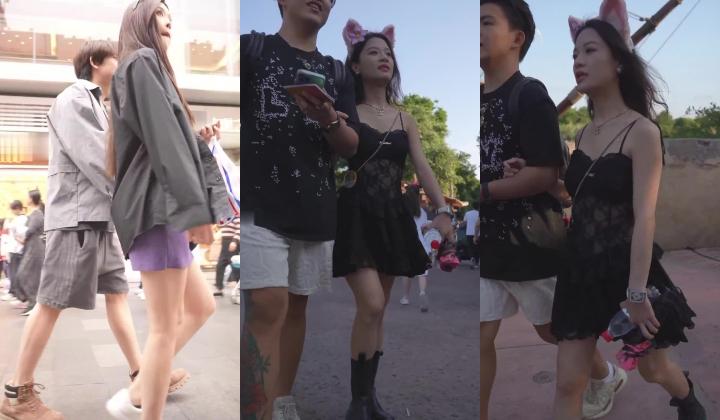 banana cat系列 大神尾随偷拍美女裙底风光外表很骚的美女果然穿着丁字裤