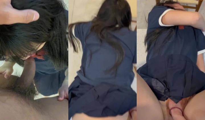 【精品乱伦】奶气草莓 - 凌晨厨房和女儿的乱伦 趁老婆睡着 上了厨房里不穿内裤的女儿 JK短裙肉