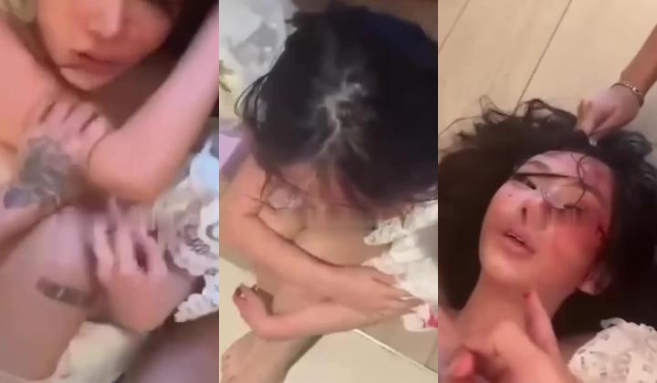柬埔寨西港捉奸现场曝光中国籍美女勾引人家老公，被原配带人一顿暴揍，脸都给打花了！