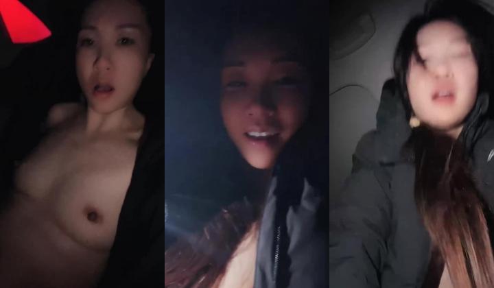 【泡泡马】白领御姐~! 白皙身材~户外刺激车震~无套啪啪