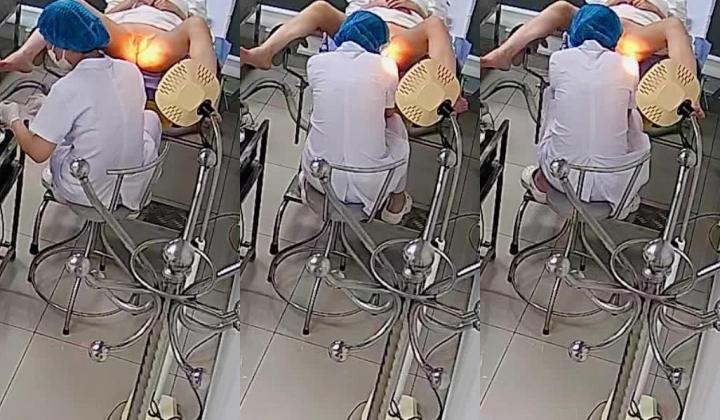 医院摄像头破解 真实记录上班时间熘出来给阴道换药的白裙少妇