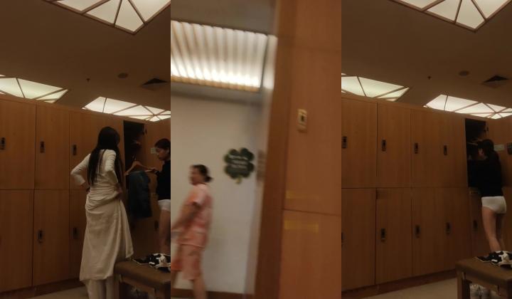 最新流出坑爹女主播【少女时代】潜入洗浴会所更衣室高清偷拍几位少妇，颜值和身材一级棒