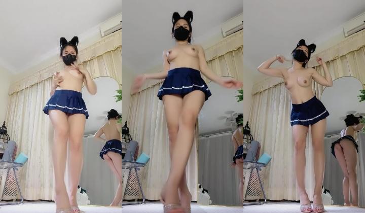 顶级身材女神级少妇【小乖】门槛私拍，黑丝高跟全裸骚舞，地狱视角顶逼