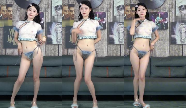 顶级舞团U秀，苗条娇羞，新上美模【子涵】第1期，柔情骚舞