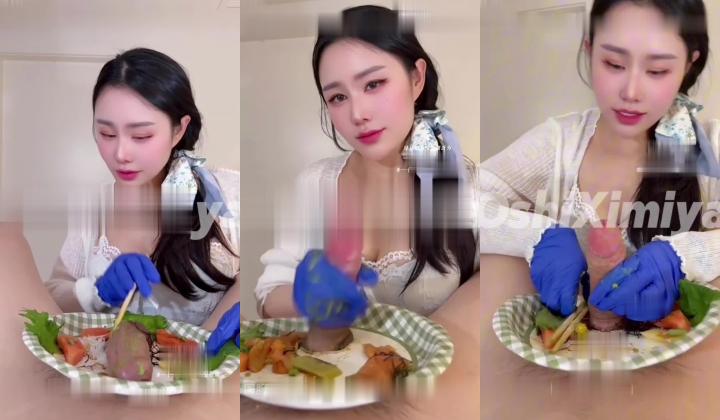 推特性爱大师95后绿帽情侣美腿女王「汐梦瑶」三文鱼刺身搭配爽口鸡巴，爽翻天，最后射出来的精液都是
