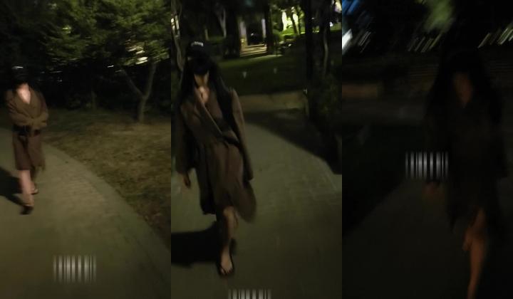【户外露出】【白桃汽水】全裸电梯露出，景区全裸露出，超刺激