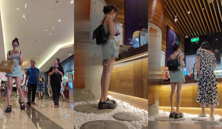 步行街拍抄底大神『KXCD』系列合集第9季20V 专挑年轻好看质量高的小姐姐