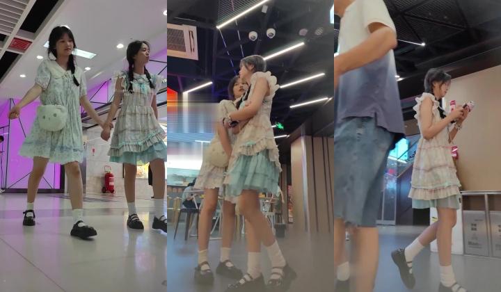 步行街拍抄底大神『KXCD』系列合集第9季20V 专挑年轻好看质量高的小姐姐