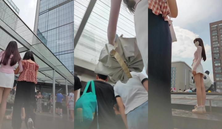 步行街拍抄底大神『KXCD』系列合集第9季20V 专挑年轻好看质量高的小姐姐