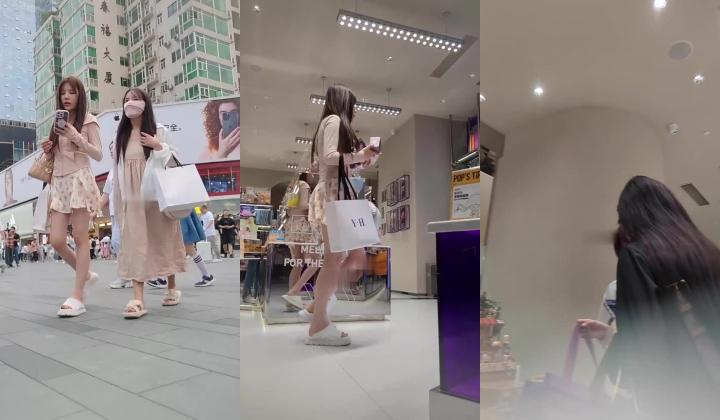 步行街拍抄底大神『KXCD』系列合集第9季20V 专挑年轻好看质量高的小姐姐