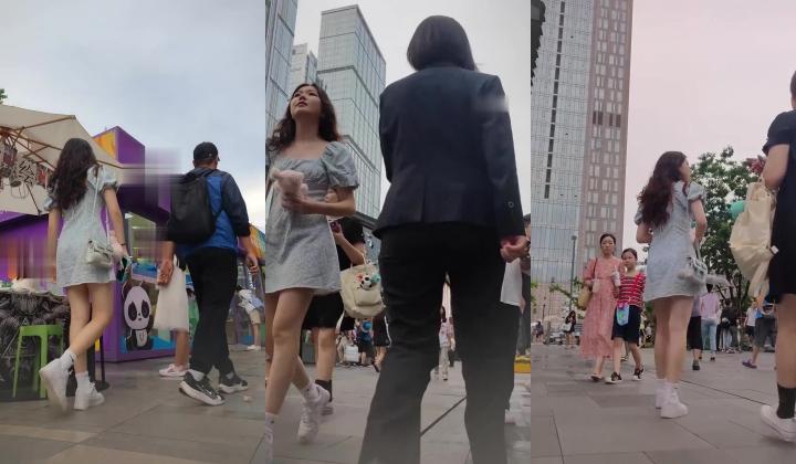 步行街拍抄底大神『KXCD』系列合集第9季20V 专挑年轻好看质量高的小姐姐