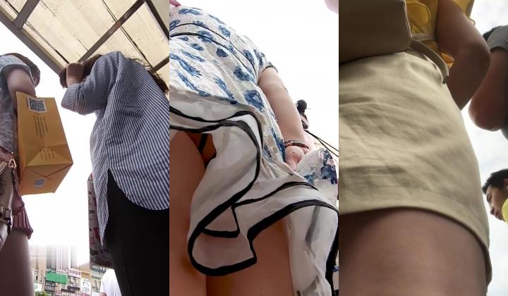 推荐 尾行抄底【抄底洋妞】路上多位靓女，阴户紧致，宝妈，不穿的骚话，逼毛好长的欲女，大长腿