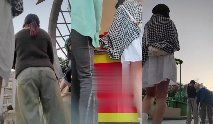 精品推荐 步行街拍抄底大神『KXCD』系列合集第10季20V 专挑年轻好看质量高的小姐姐